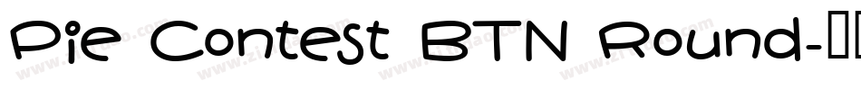 Pie Contest BTN Round字体转换